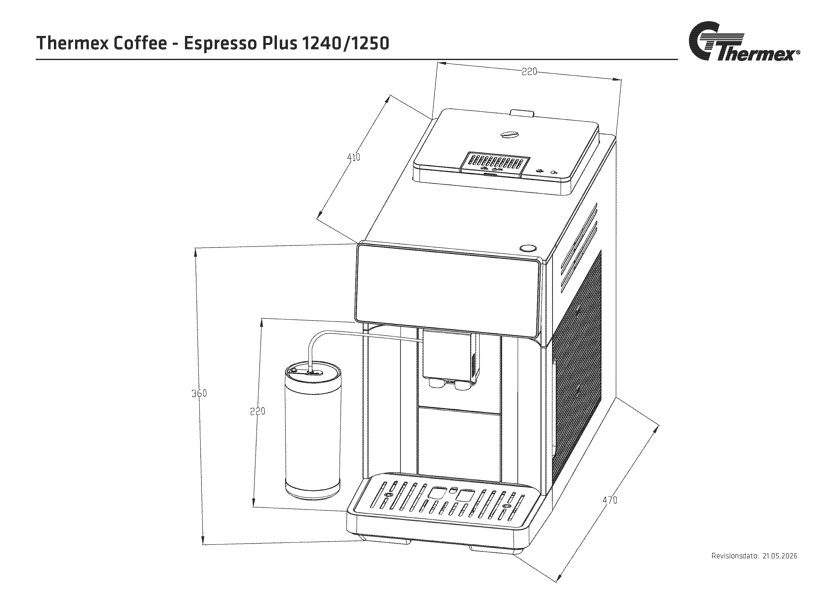 Thermex Coffee - Espresso Premium 1250 